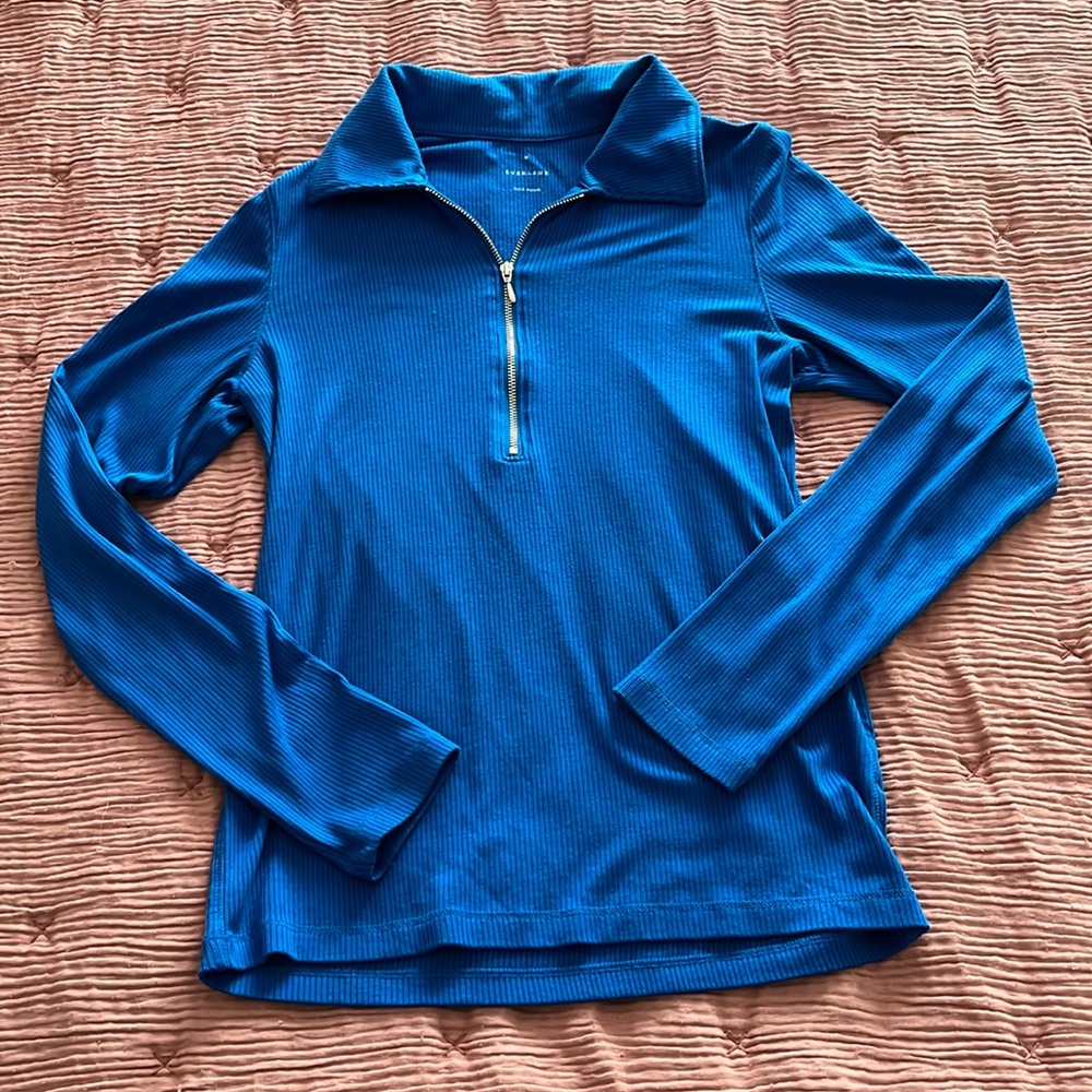 Everlane - The Super-Soft Zip Polo